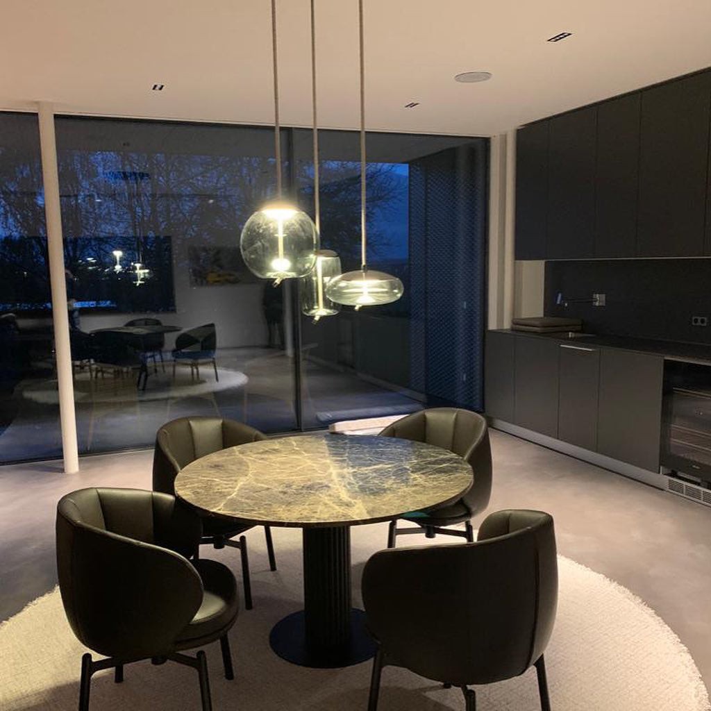 Moderne geblazen glazen hanglampen HL1198