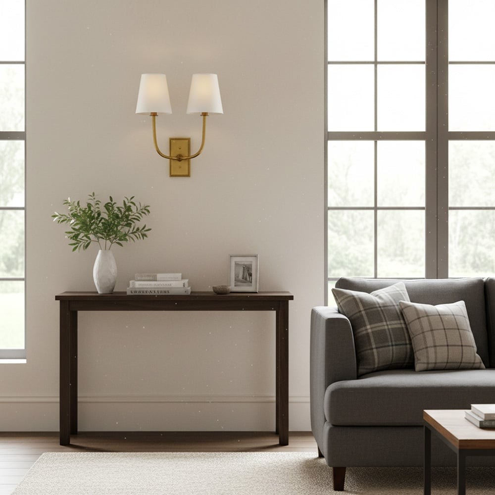 Vista Glow Industriële Metalen Wandlamp - Moderne Dubbele Wandlamp HL1810
