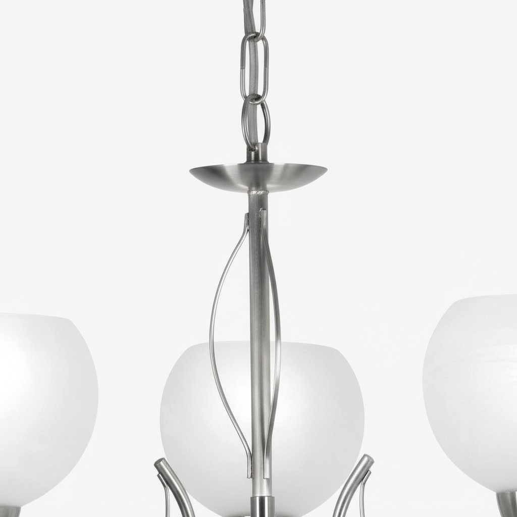 Armicora Antieke Kroonluchter met Meerdere Lampen - Elegante Metalen Afwerking voor Eetkamers of Woonkamers HL2135