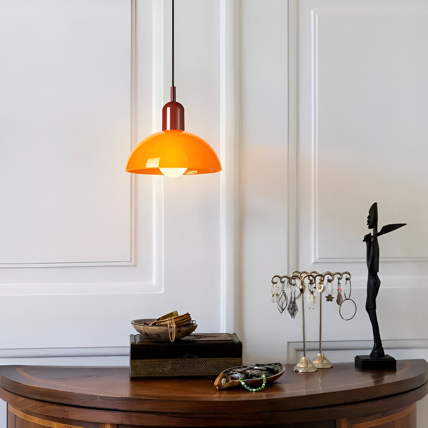 Aurora Nordic kleurrijke komvormige hanglamp HL3369