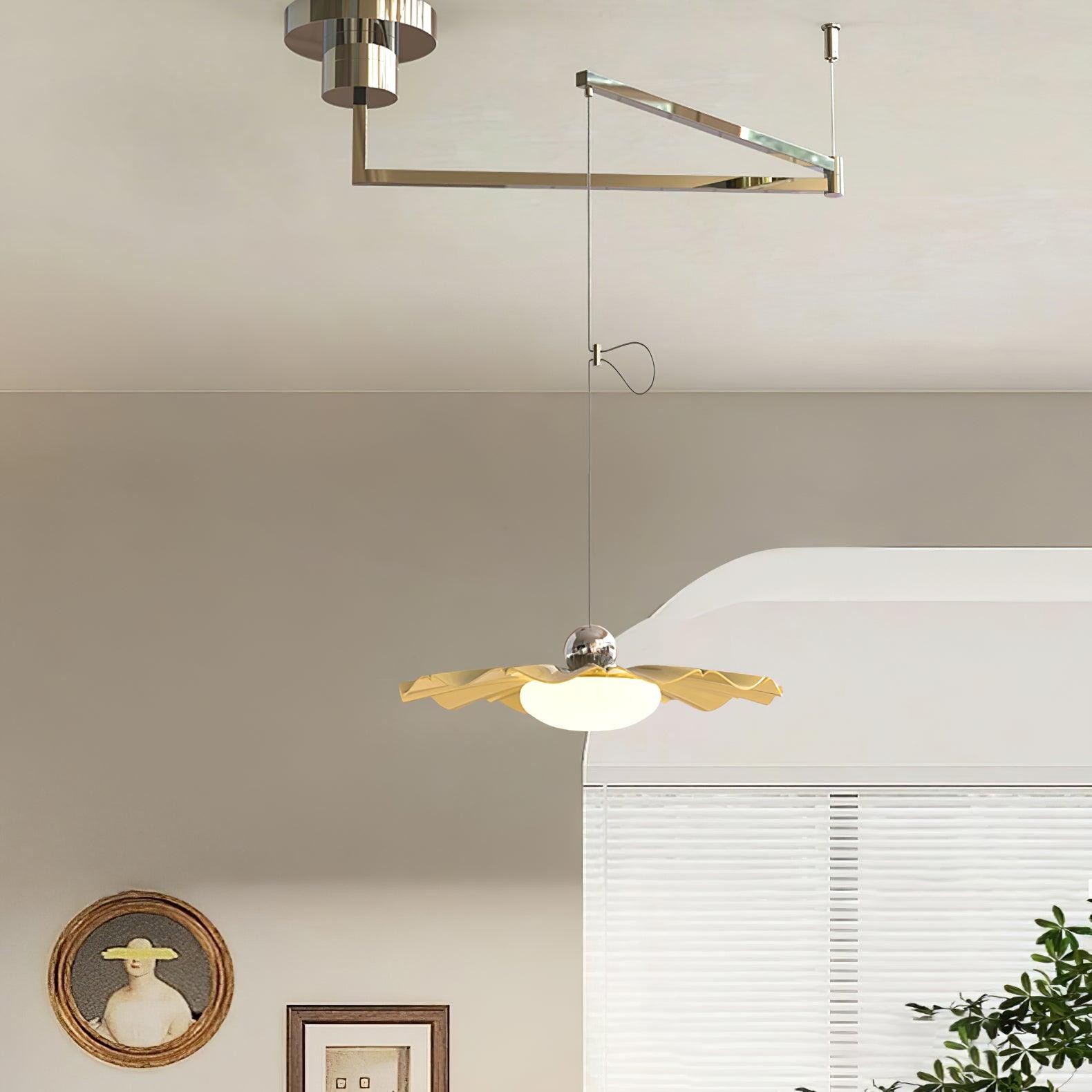 Hanglamp met bloeiende bloemmotief HL2907