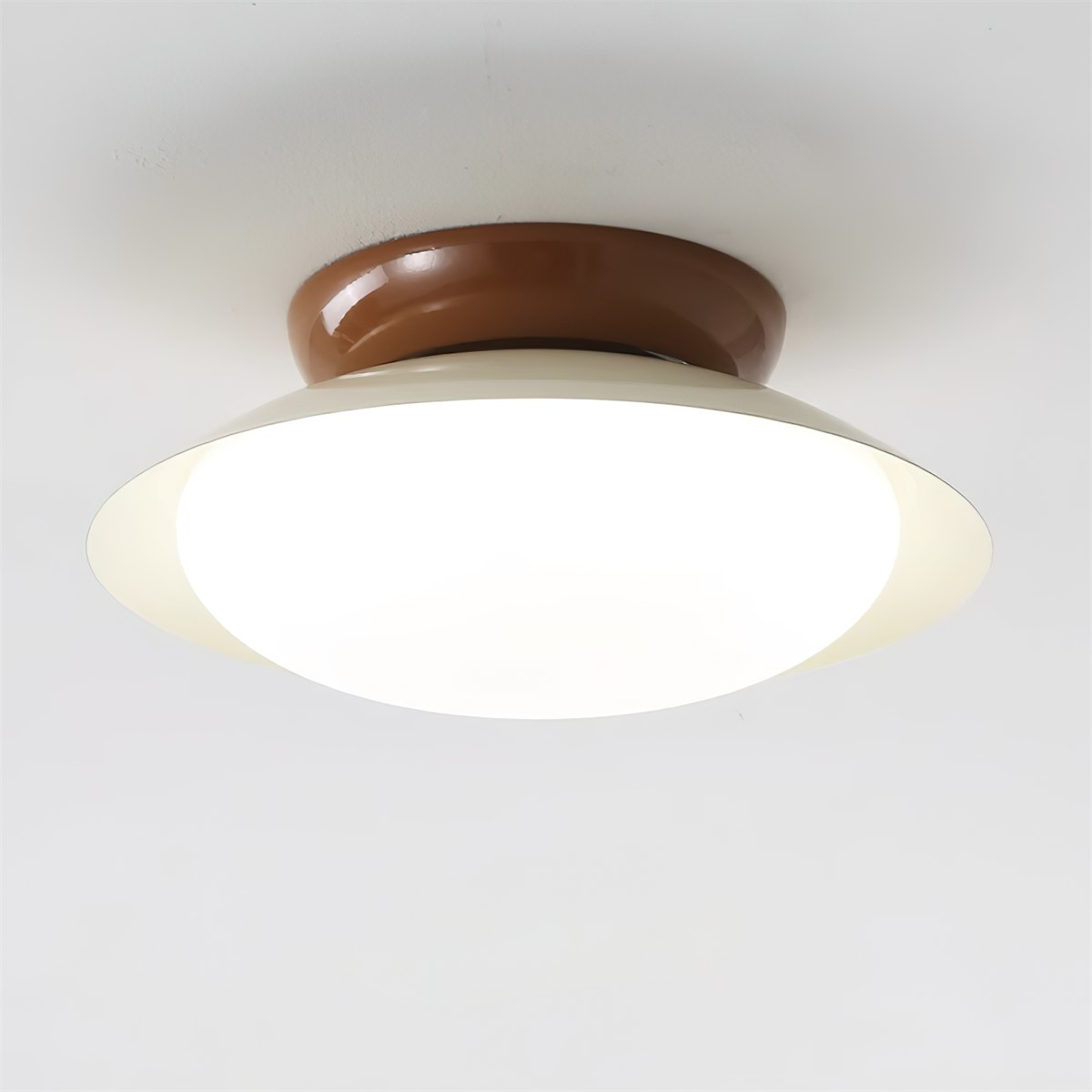 Crèmekleurige moderne plafondlamp HL632