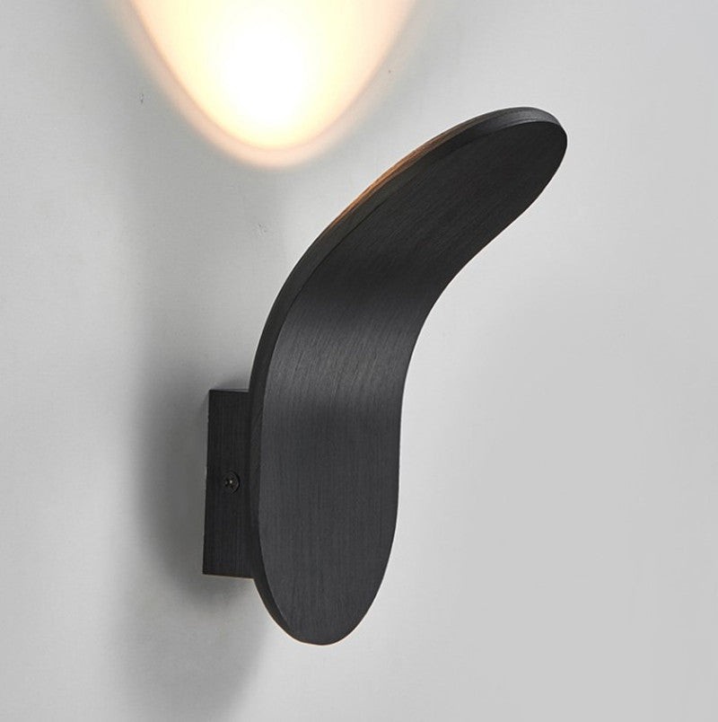 Moderne Scandinavische aluminium boog LED wandlamp HL480
