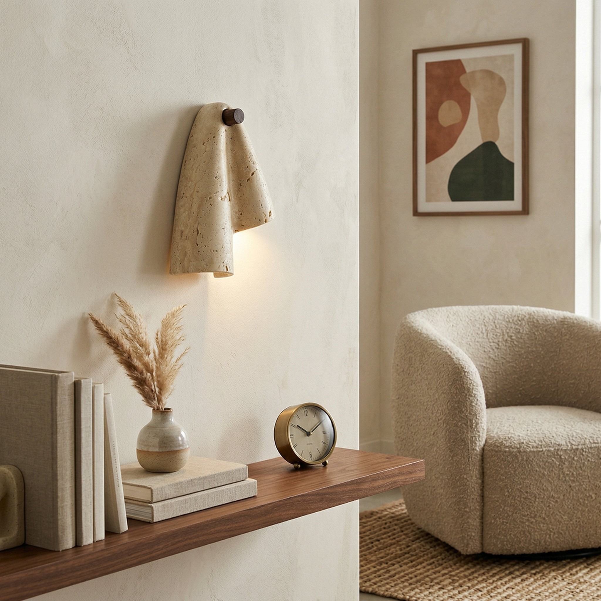Pearlmont Travertin Wandlamp HL3317