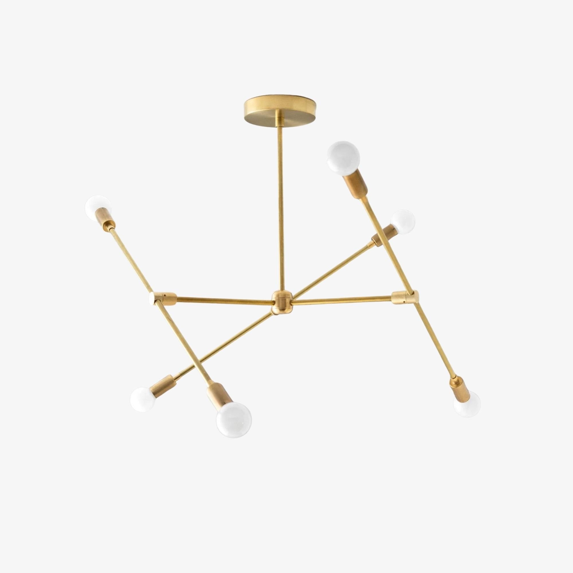 Mobilux Line Moderne Mobiele Kroonluchter - Minimalistische Plafondlamp voor Eetkamer HL1713