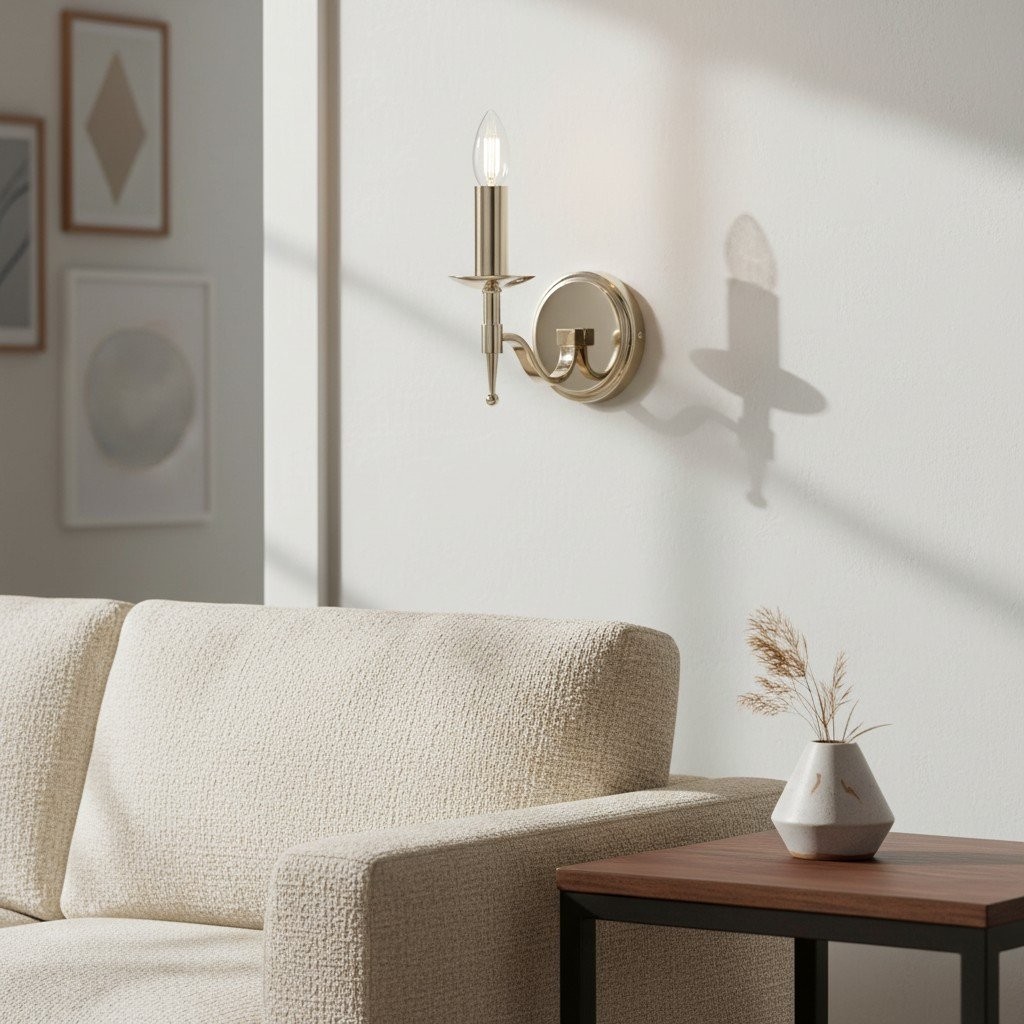 Tela Classic Wandlamp van Metaal - Elegante wandlamp, ideaal voor hal of woonkamer HL2022