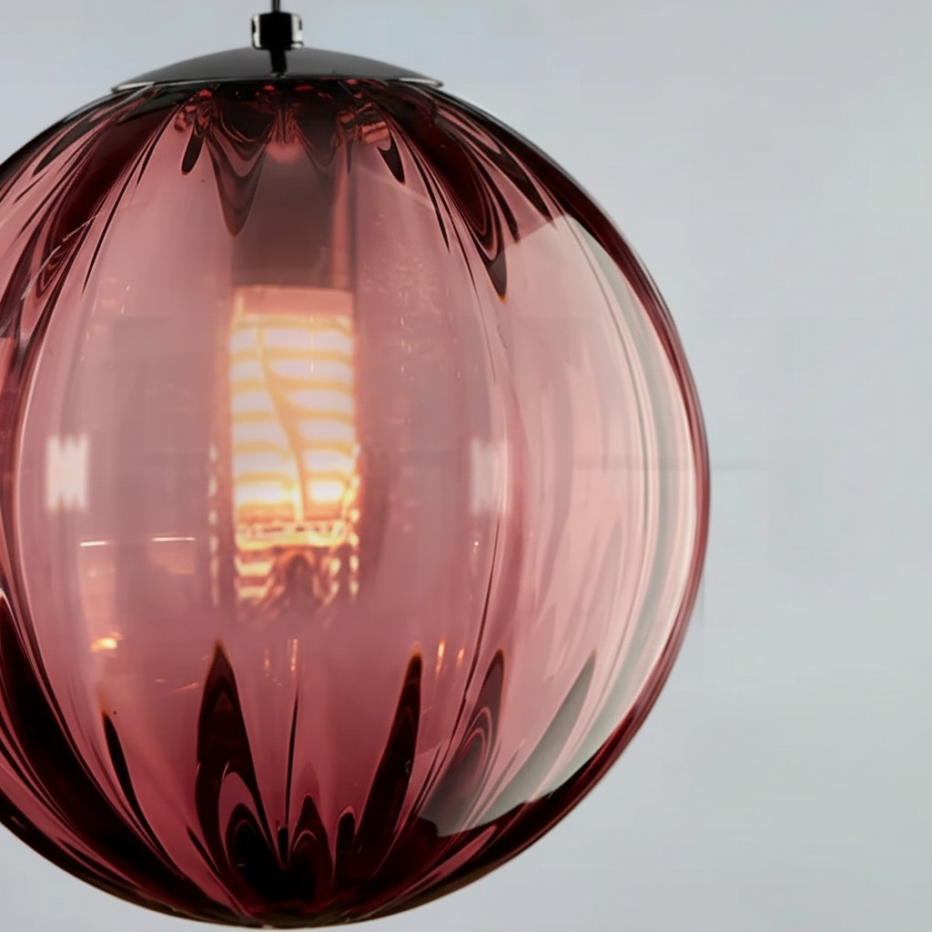Lunorie hanglamp met glazen bol van ijzer en metaal – een stijlvolle, verstelbare hanglamp voor eetkamers HL2351
