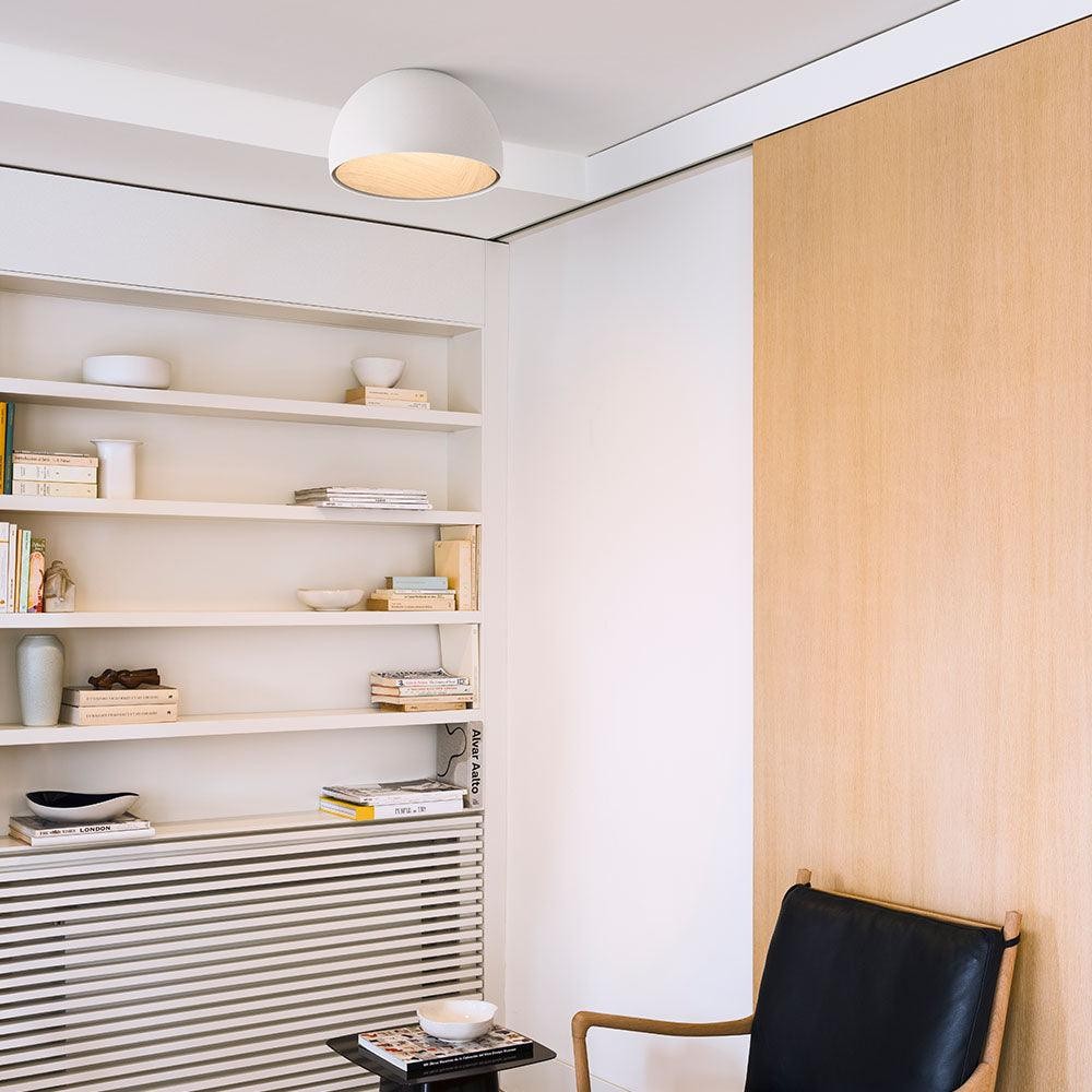 Eenvoudige moderne Scandinavische LED-plafondlamp in eierschaalvorm HL456