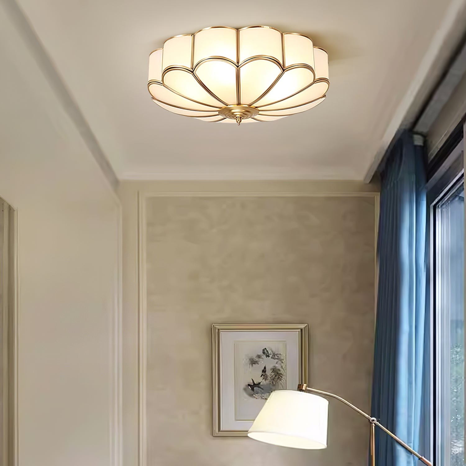 Moderne Bloemvormige Plafondlamp met Opbouw HL298