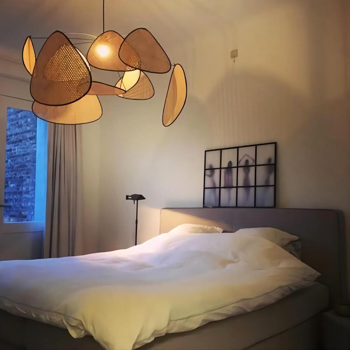 Natuurlijk Rotan Hanglamp Screen Cannage
