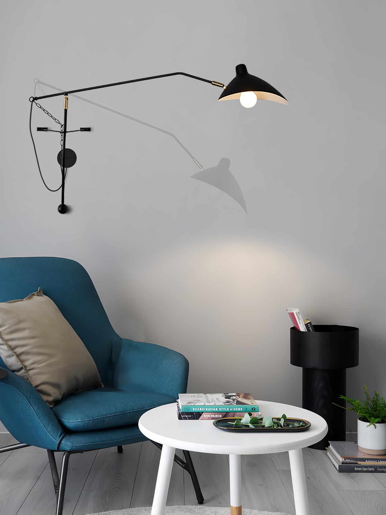 Moderne eendenbek-design Mantis Arm Wandlamp HL1112