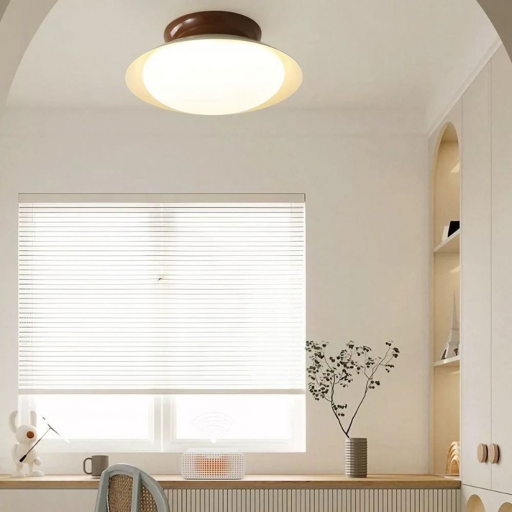 Crèmekleurige moderne plafondlamp HL632