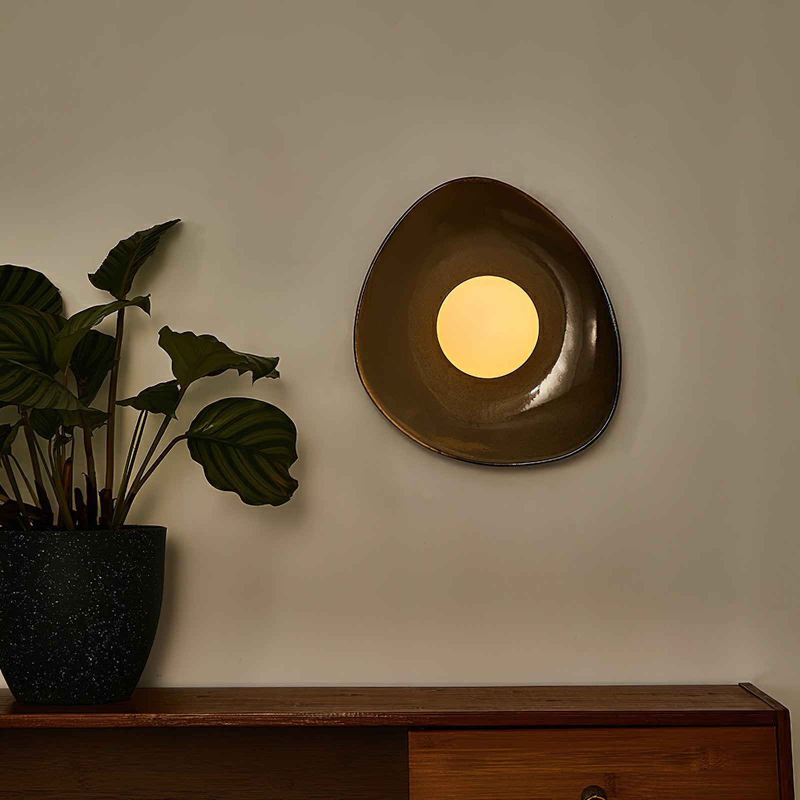 Pebble Disc Wandlamp HL1148