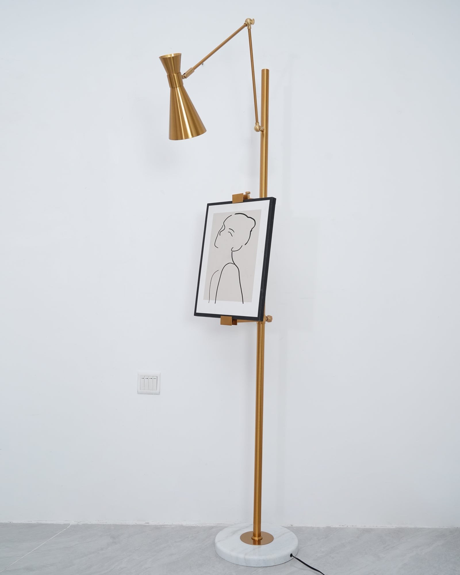 Met frameondersteuning staande lamp HL1201