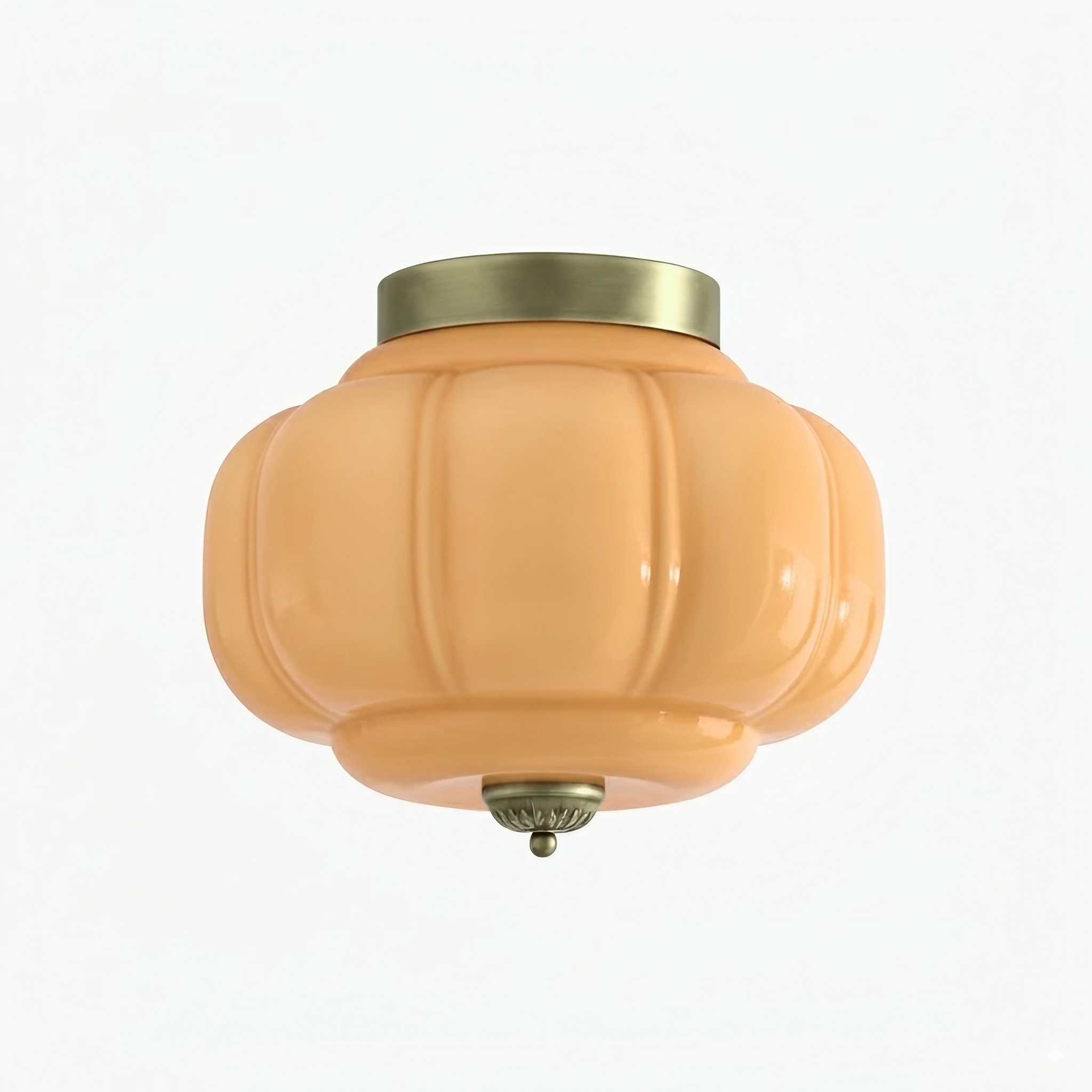 Eloise Retro Melkglas Semi-inbouw Plafondlamp HL948