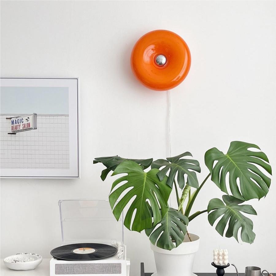 Vintage Donut Bauhaus Tafellamp Wandkandelaar HL164