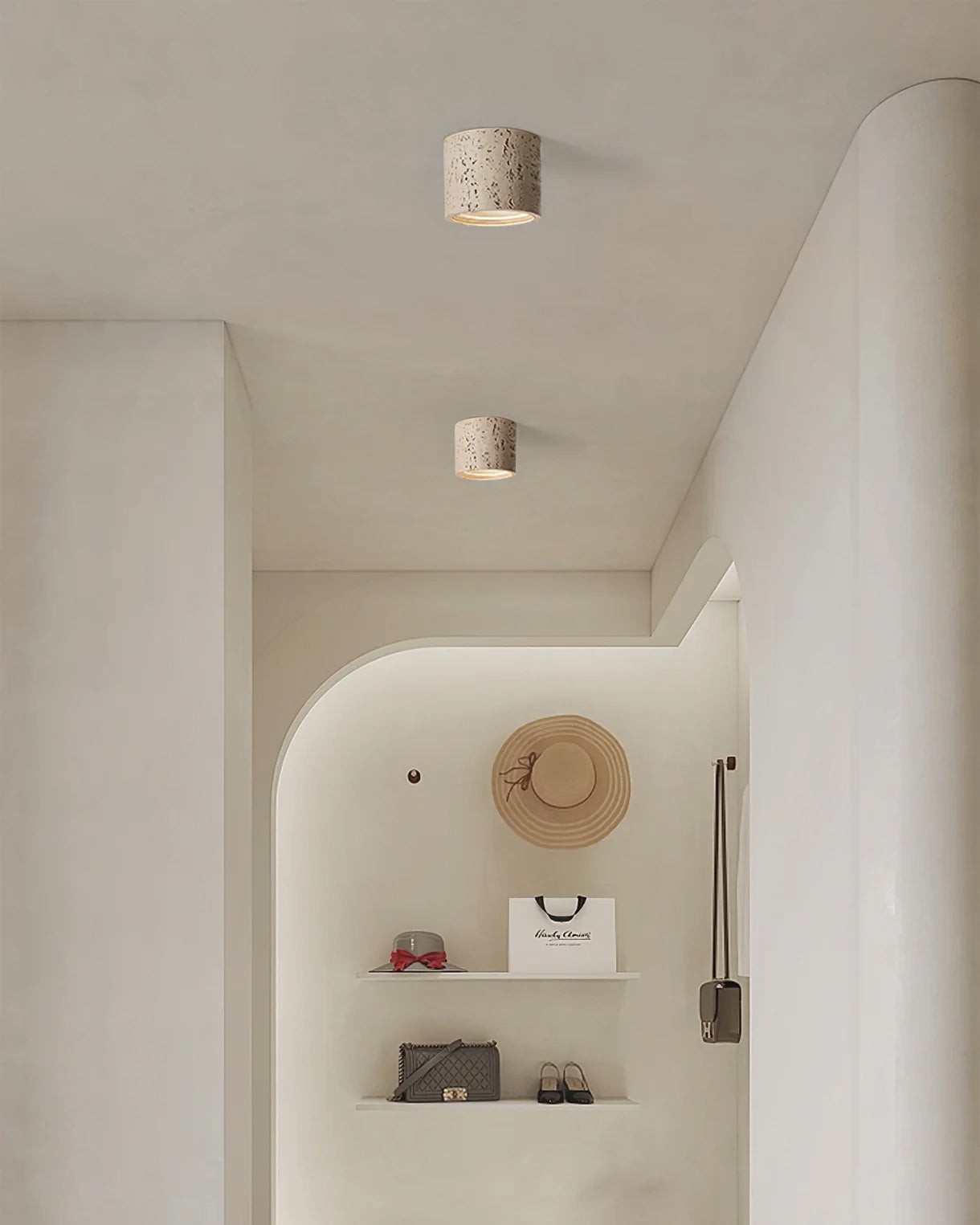 Moderne Wabi-Sabi cilindrische plafondlamp HL513