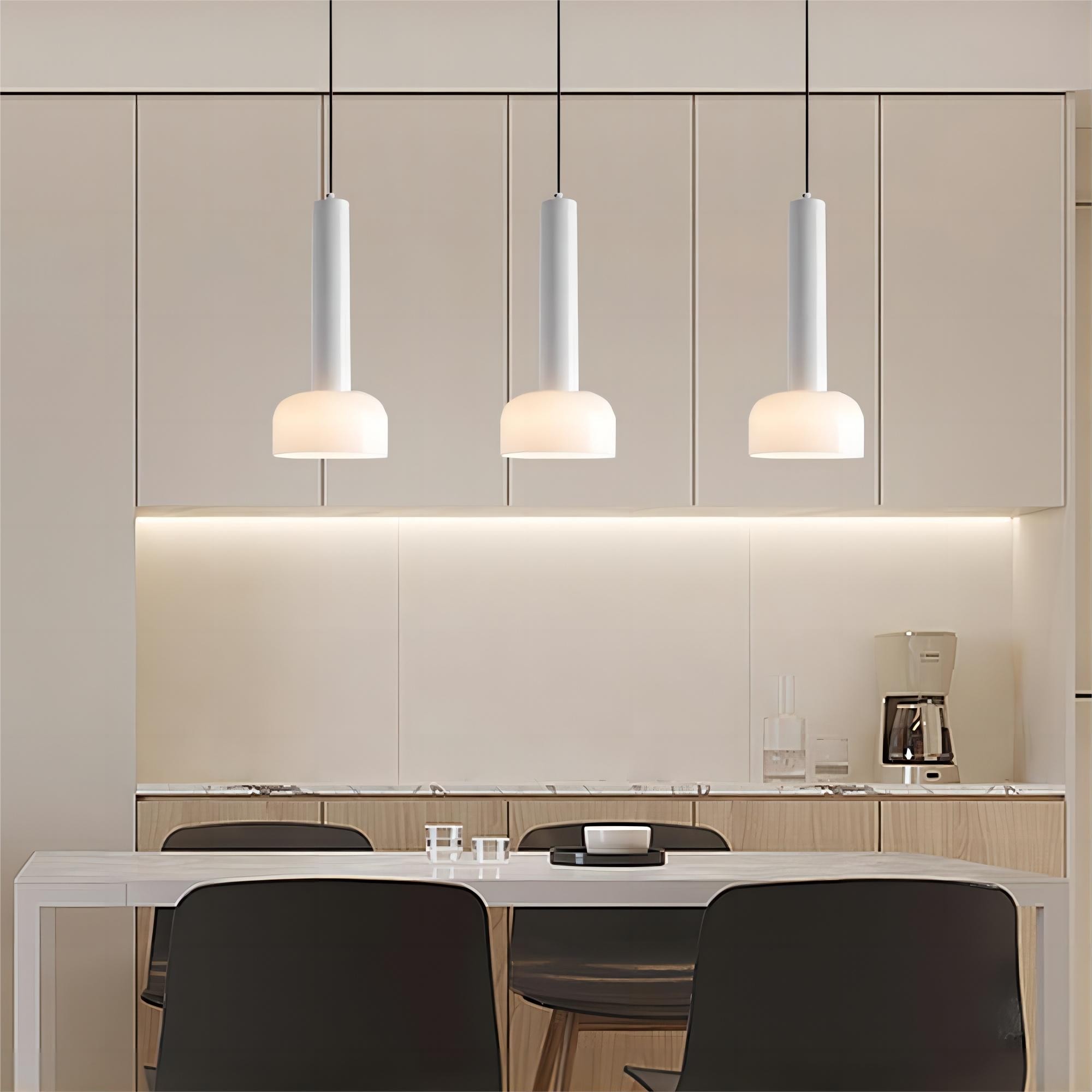 Eigentijdse Design Italiaanse Glazen Cilinder Hanglamp HL92