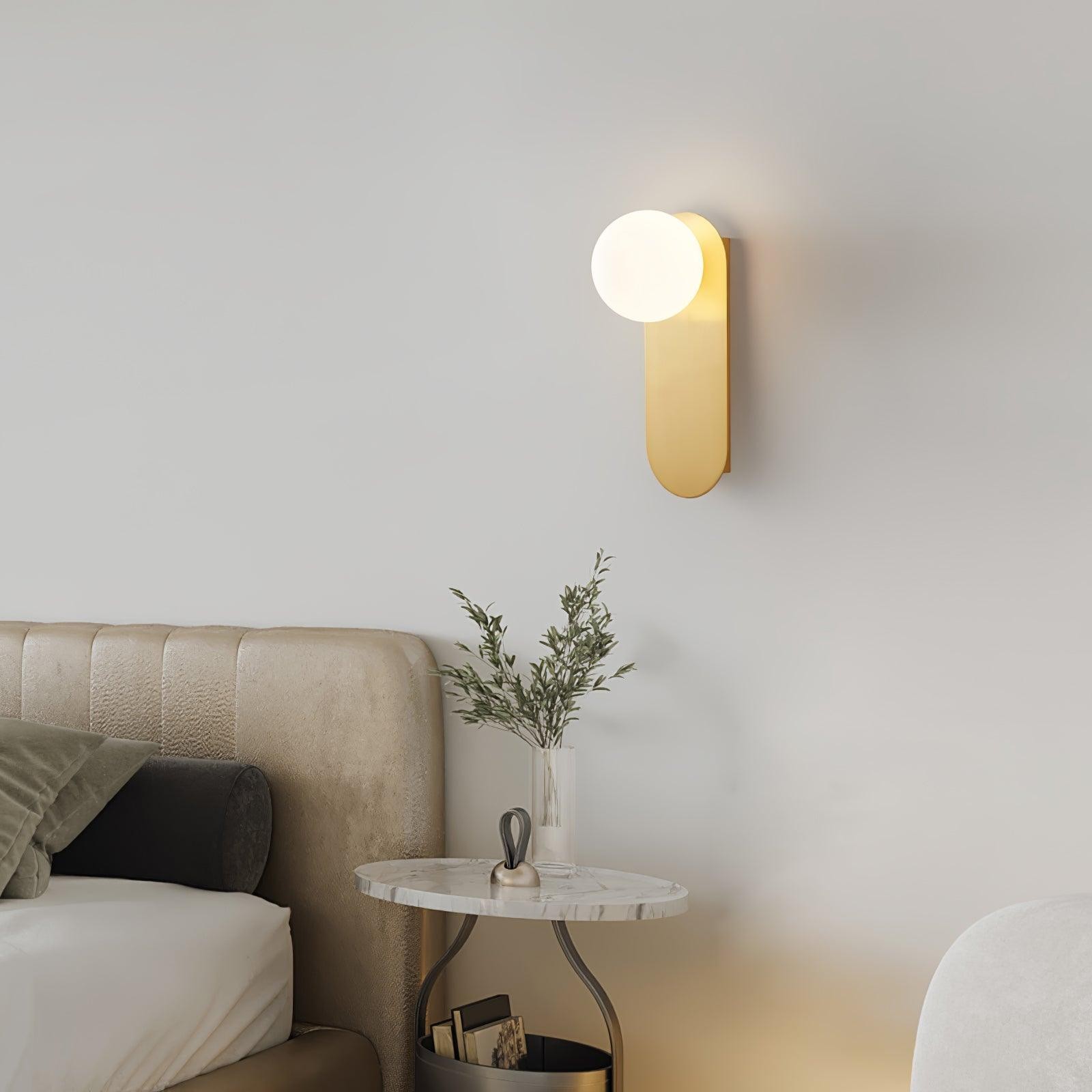 Moderne glazen wandlamp HL435