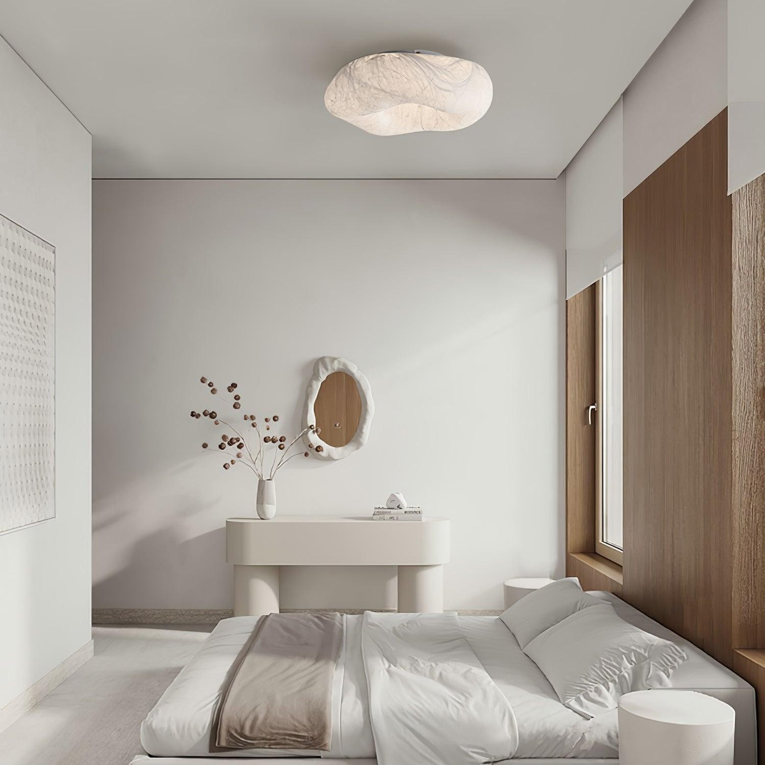 Moderne eenvoudige zijden LED-plafondlamp voor de woonkamer HL920