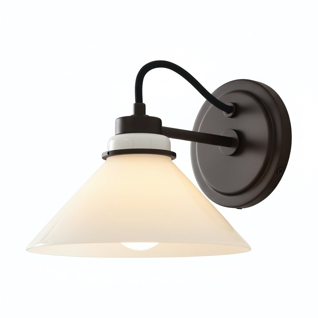 Aurenza Sconce – Landelijke wandlamp met metalen accenten voor gezellige ruimtes HL1648