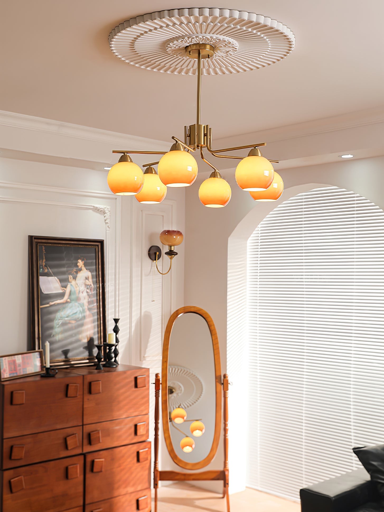 Creatieve Karamel Bolvormige Hanglamp HL410