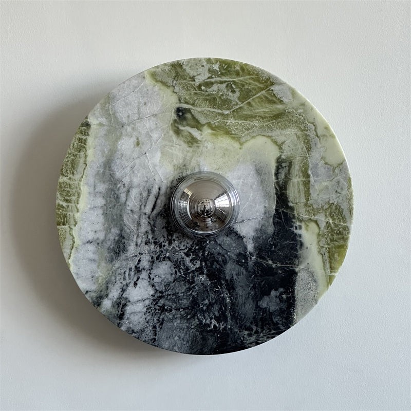 Groene Calacatta marmeren wandlamp HL3185