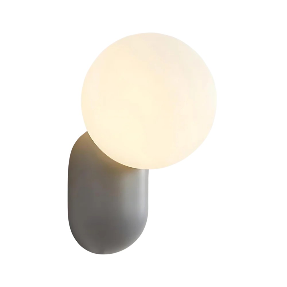 Luma Nordic glazen bolvormige wandlamp HL3337