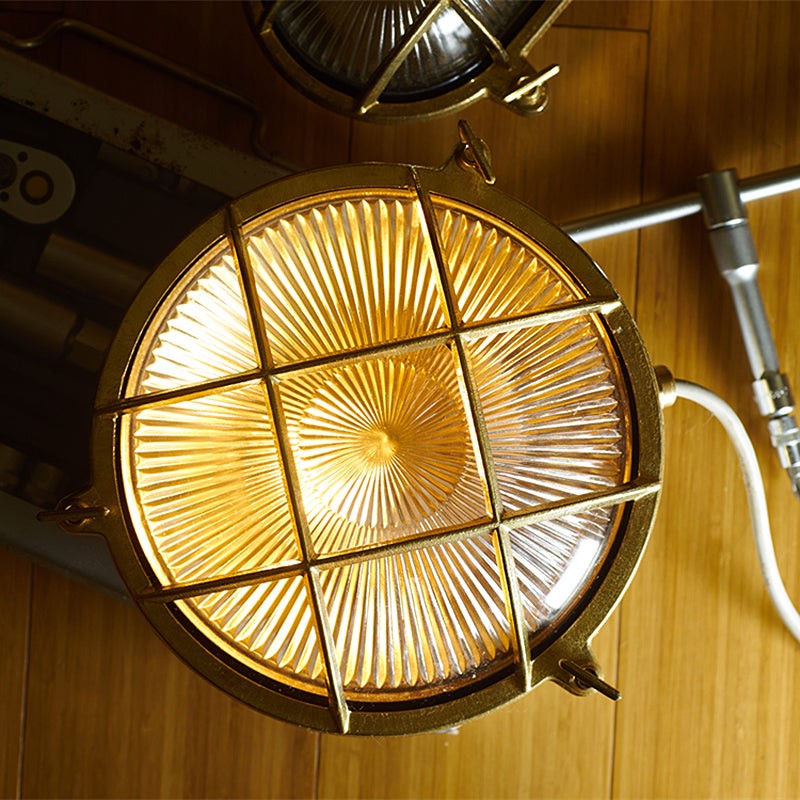 Fremantle messing bunkerwandlamp HL3189