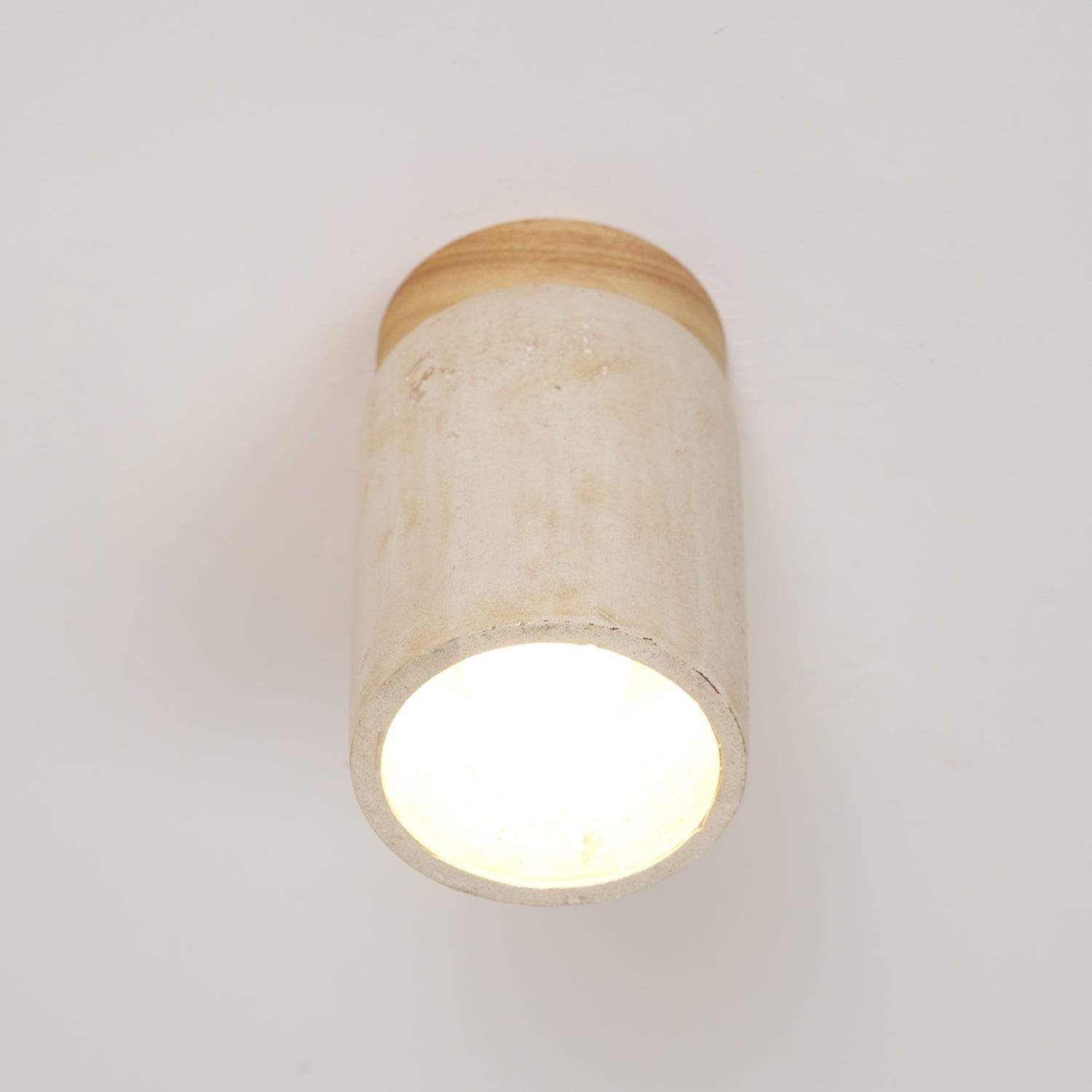 Marmeren Travertijn Kolom Plafondlamp HL901