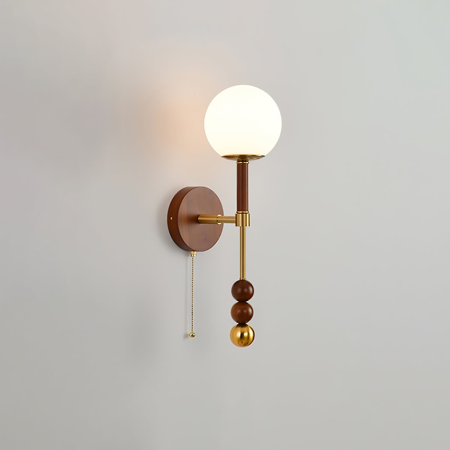 Retro Massief Houten Serie Wandlamp HL769