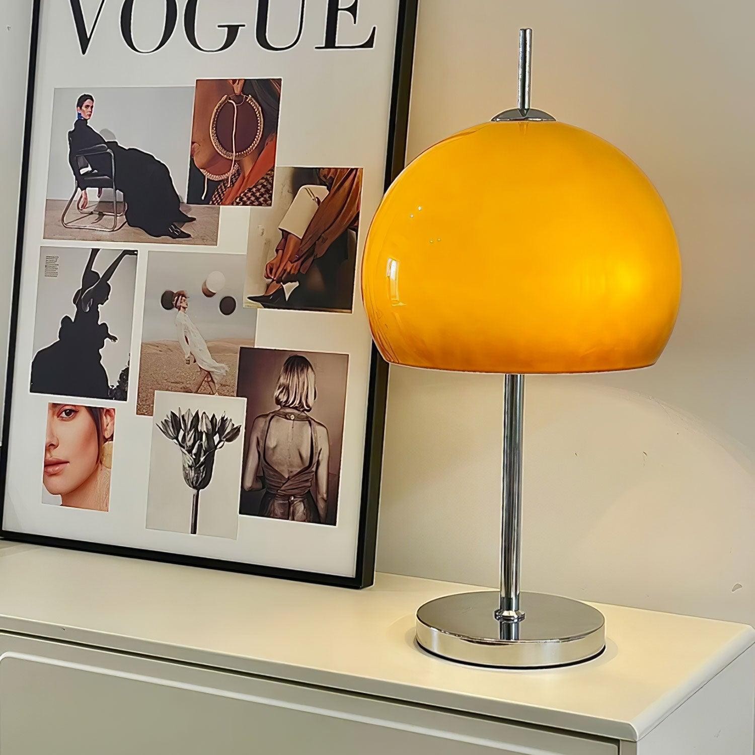 Moderne creatieve vintage paddestoel Bauhaus glazen tafellamp HL848