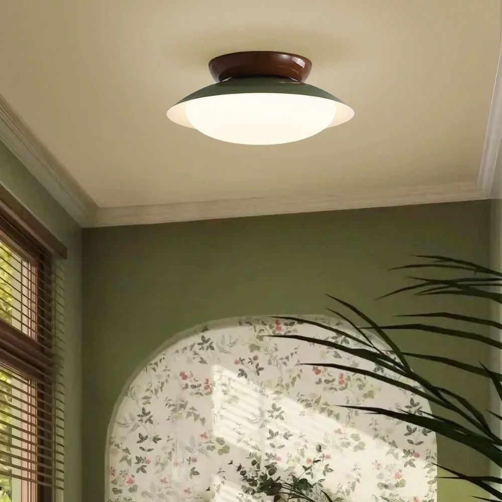 Crèmekleurige moderne plafondlamp HL632