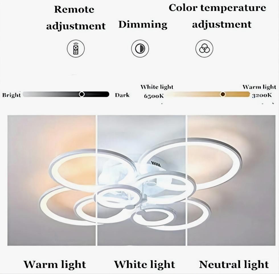 Dimbare Acryl Plafondlamp