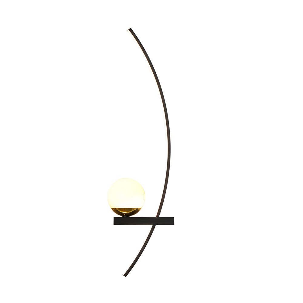 21'' gebogen strip 3-staps dimbare LED-wandlamp HL1000