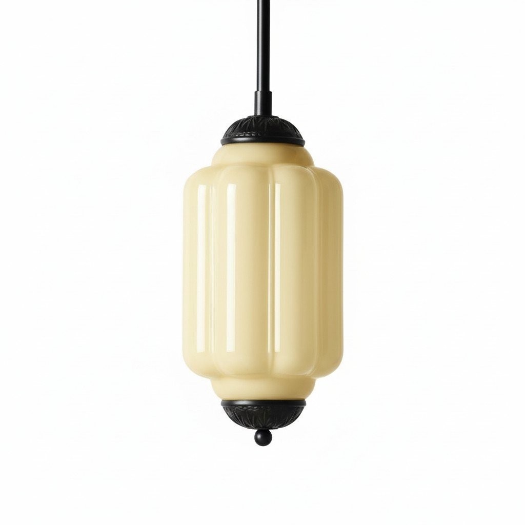 Eloise Vintage Glazen Kroonluchter - Melkglas Home Accent HL1651