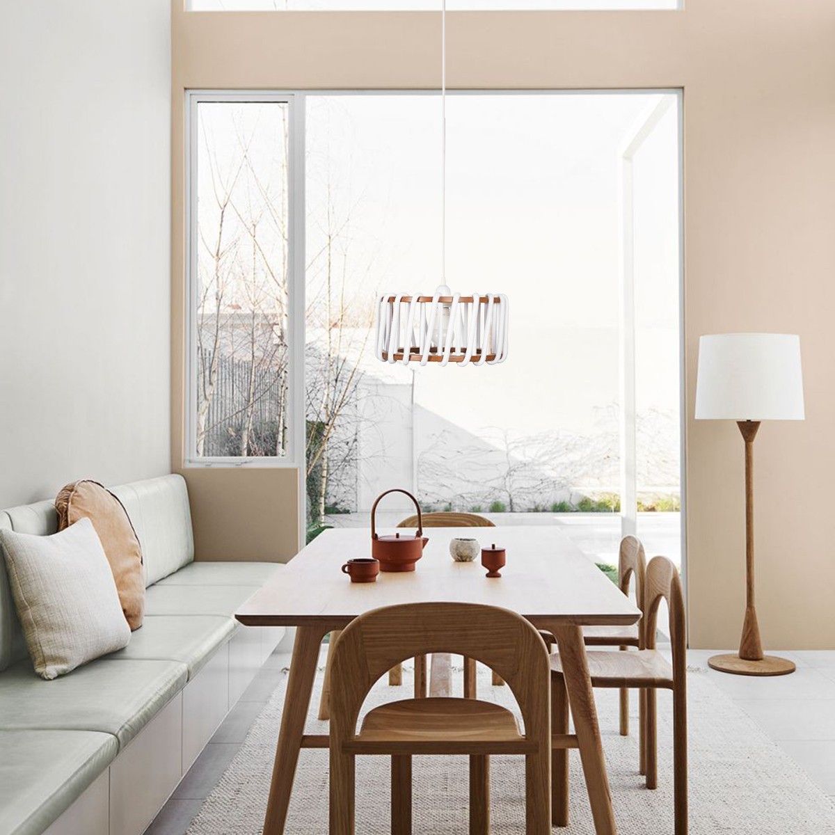Minimalistisch Kleurrijk Touw Ontwerp Hanglamp HL306