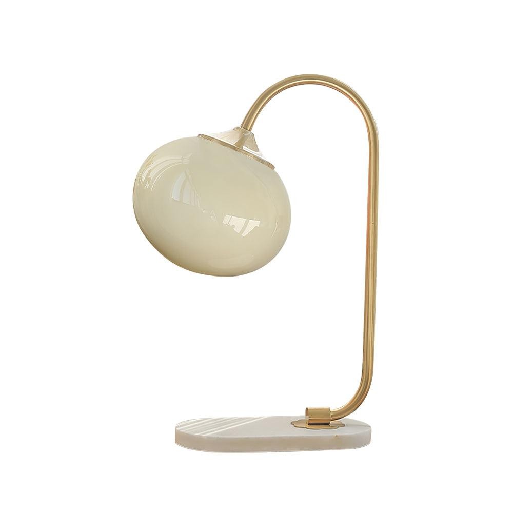 Scandinavische crèmekleurige bal tafellamp voor woonkamer HL597