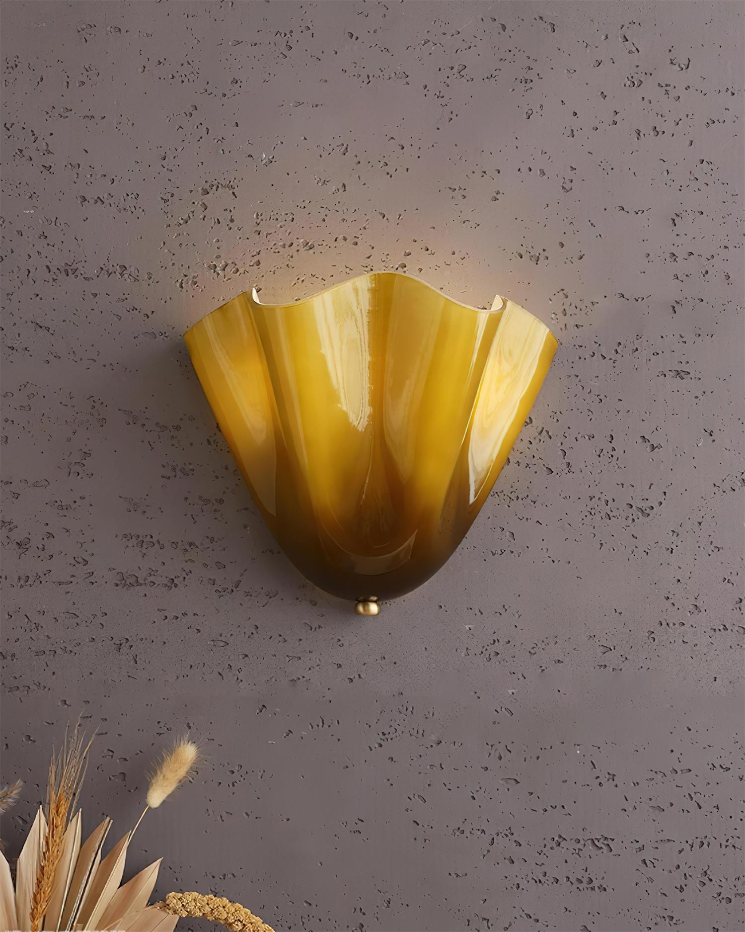 Bellina moderne wandlamp - Artisanaal glas Vera lamp voor interieurdecoratie HL1643