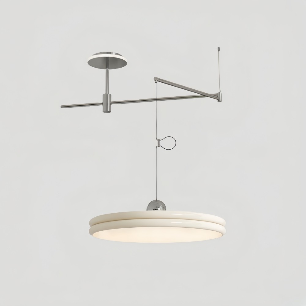 Vliegende schotel hanglamp met beweegbare arm HL1311