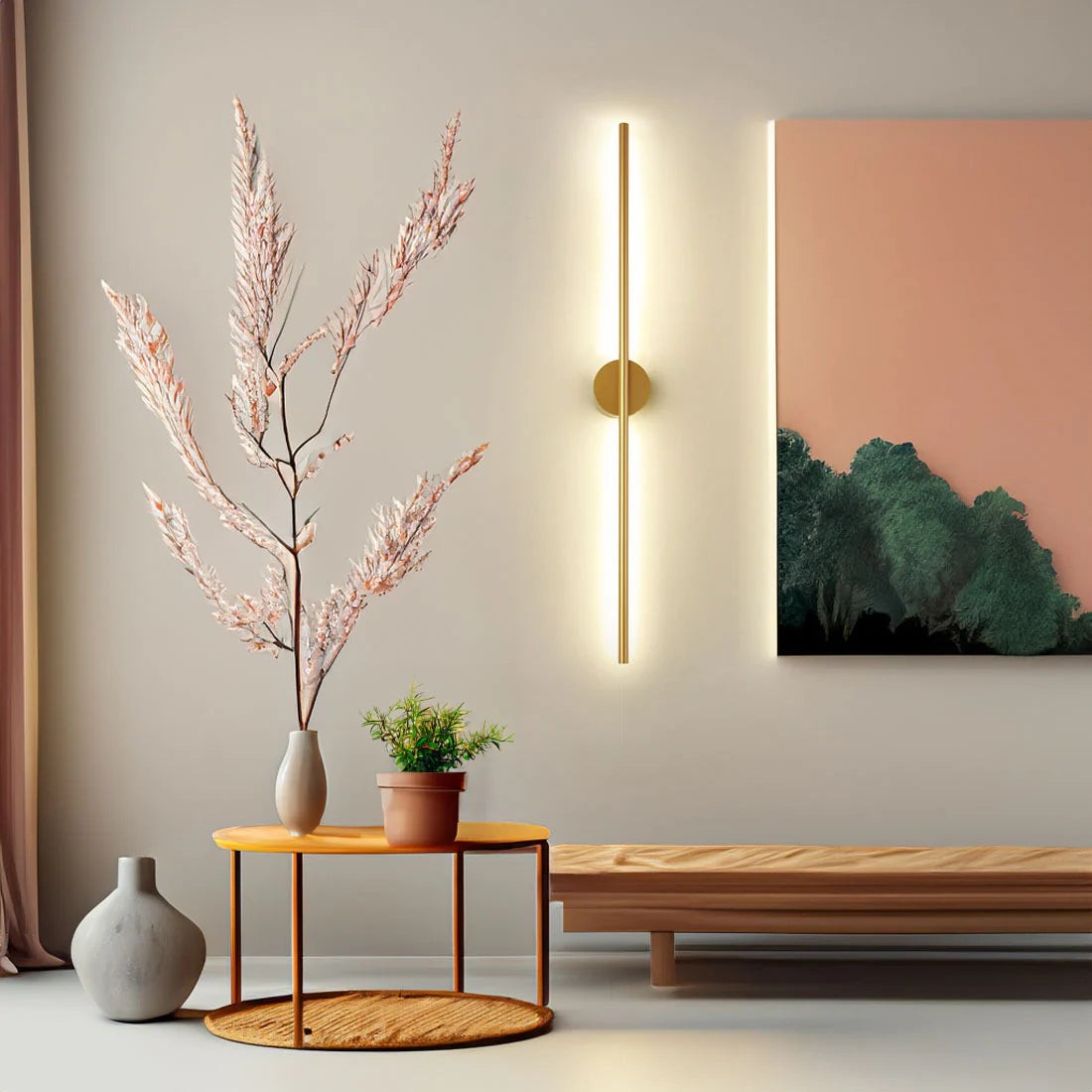 Moderne zwarte aluminium wandlamp HL3403
