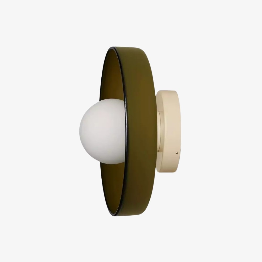 Kalo glazen schijf wandlamp - Moderne wand en plafondlamp voor hal en slaapkamer HL2259