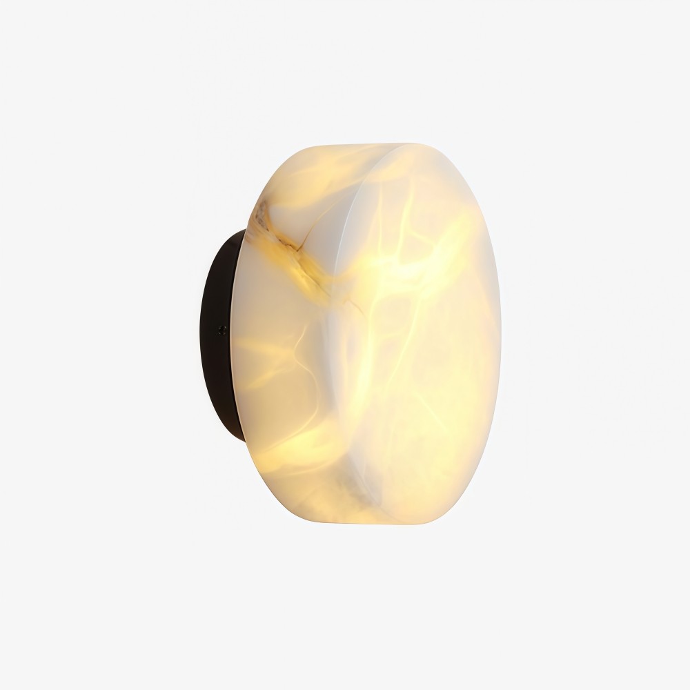 Cilindrische albasten wandlamp HL2952