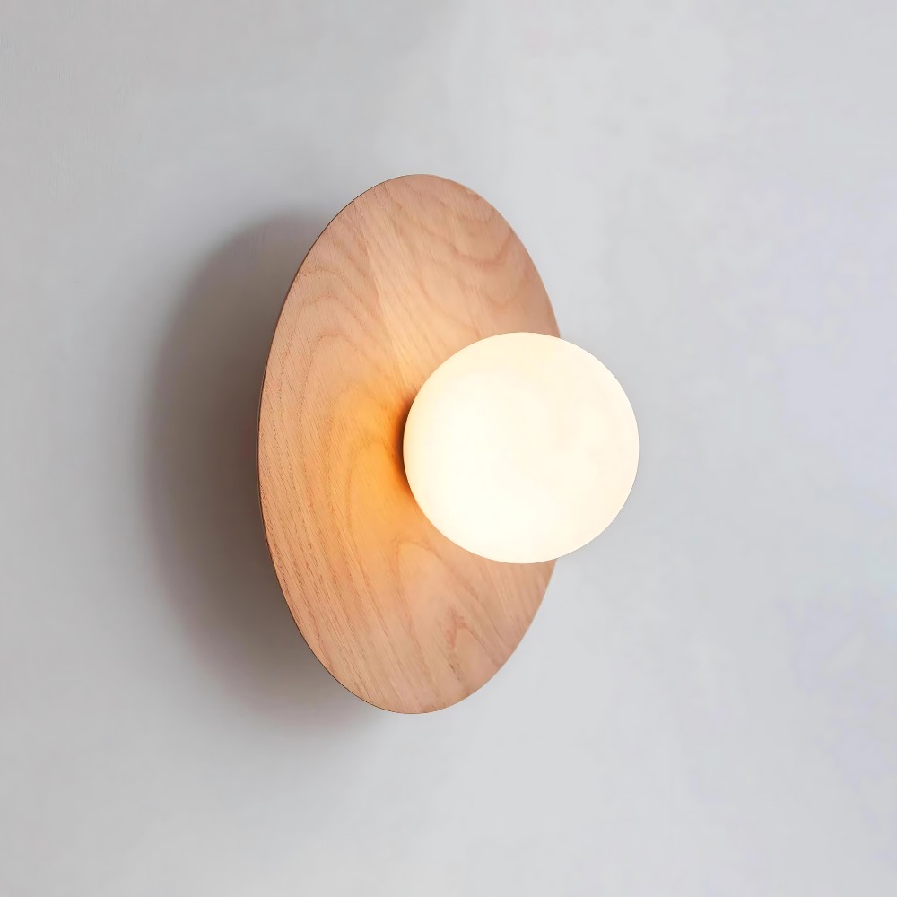 De Serenity houten wandlamp HL3334