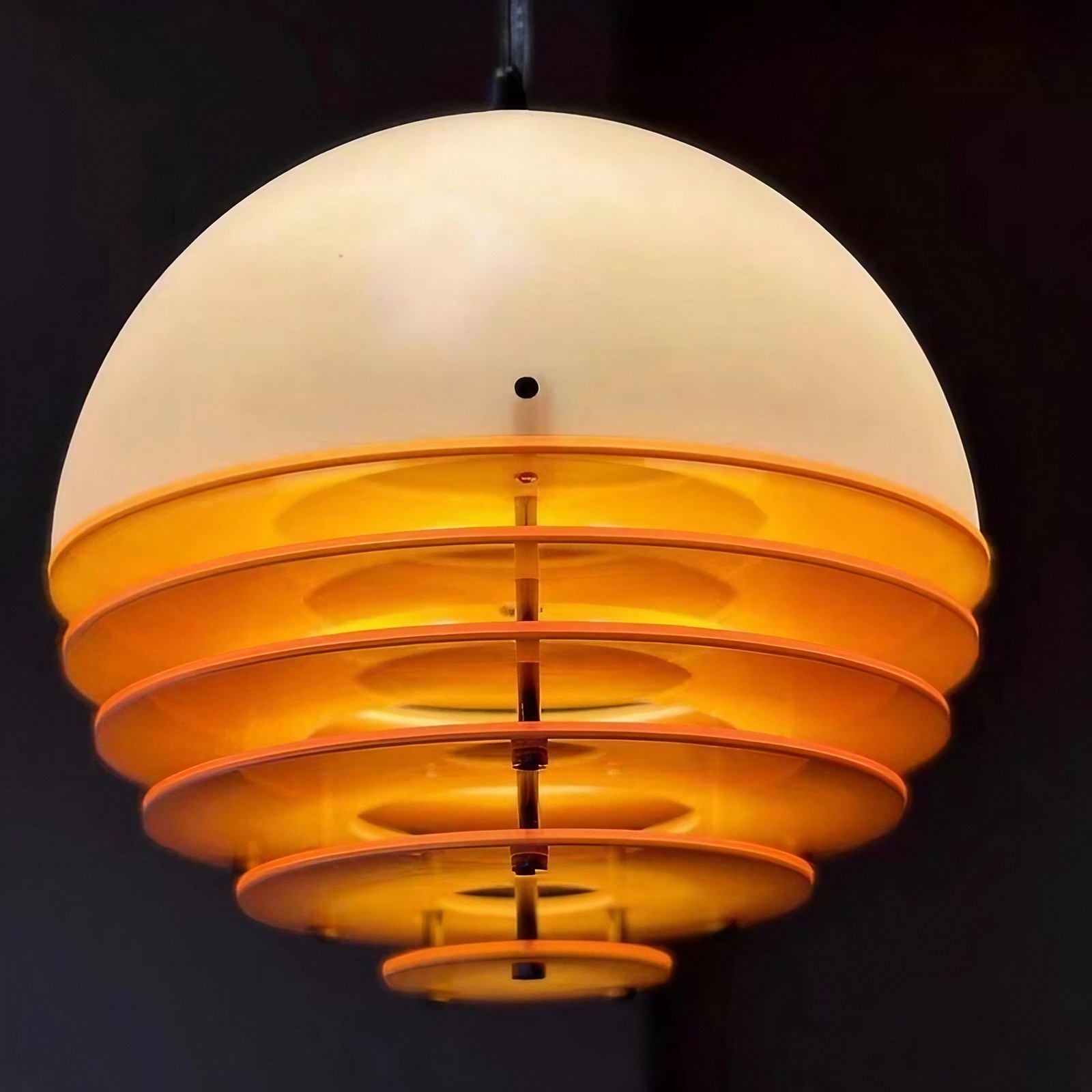 Moderne Bauhaus Sunset Atmosphere Bolvormige Hanglamp HL1002