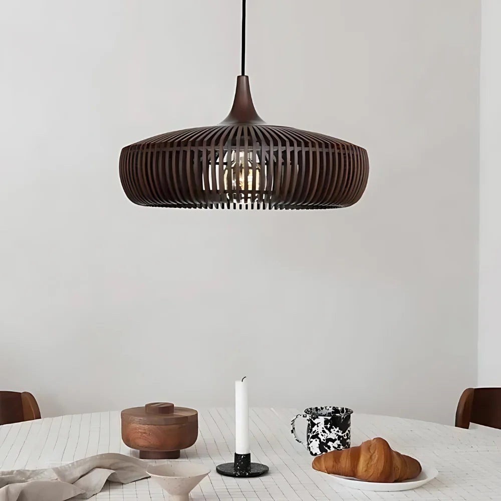 De houten betovering van Kyoto Japandi hanglamp HL1285