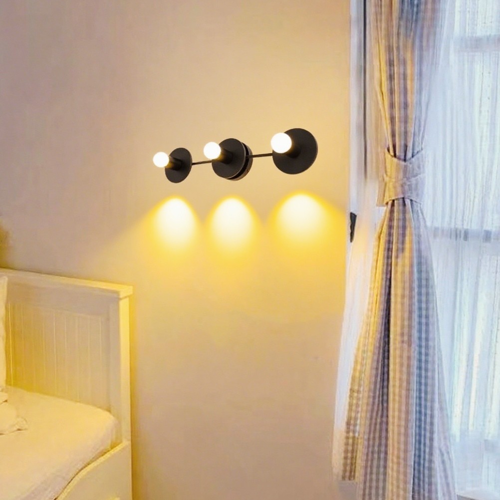 Sferische wastafelwandlamp - Moderne badkamerverlichting met 3 lampen HL1411