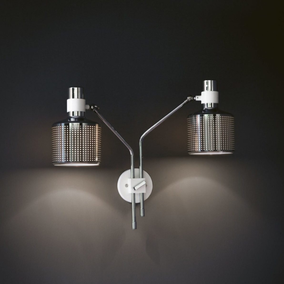 Nordic Brass verstelbare Riddle wandlamp HL1272