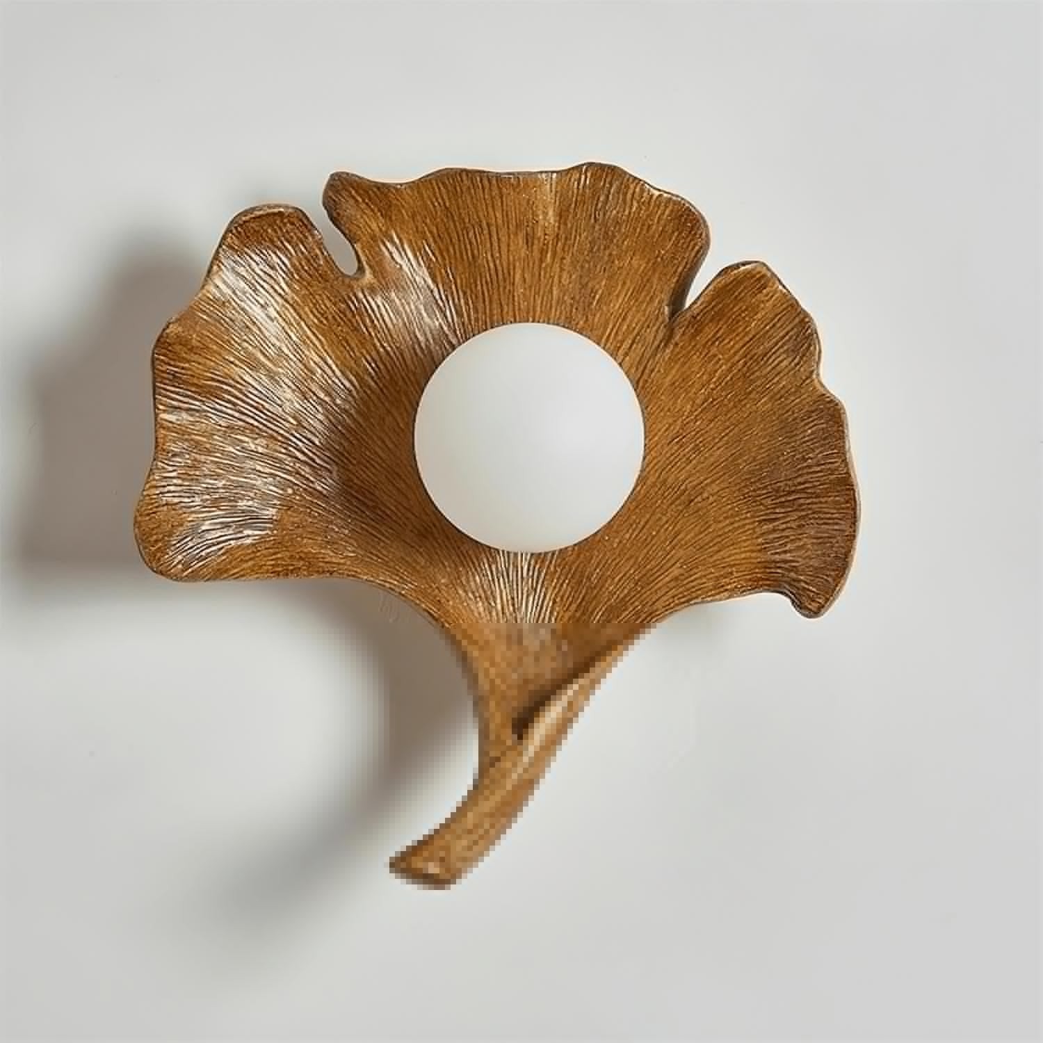 Vintage Ginkgo Blad Hars Wandlamp HL527