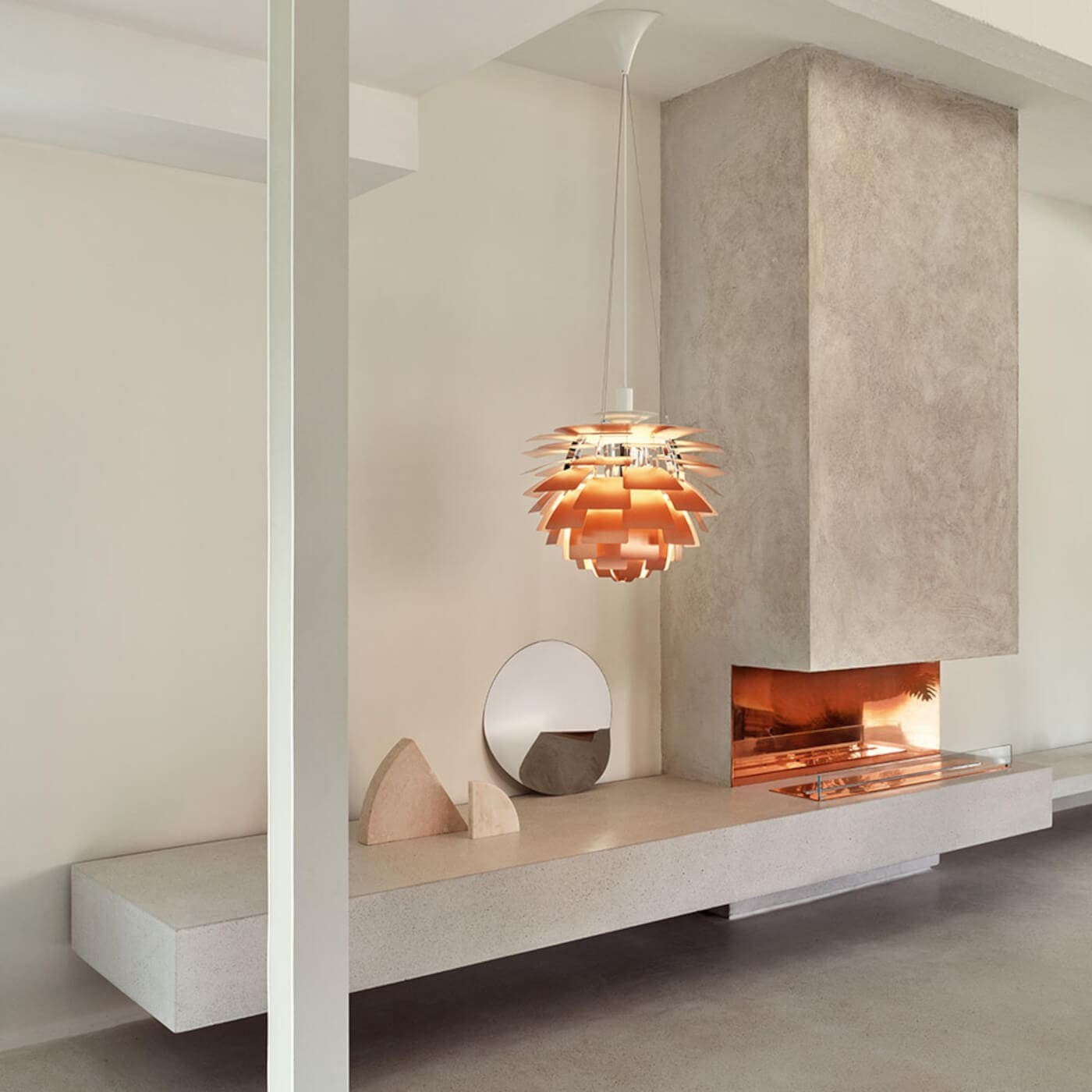 Deense Artichoke stijl glazen hanglamp